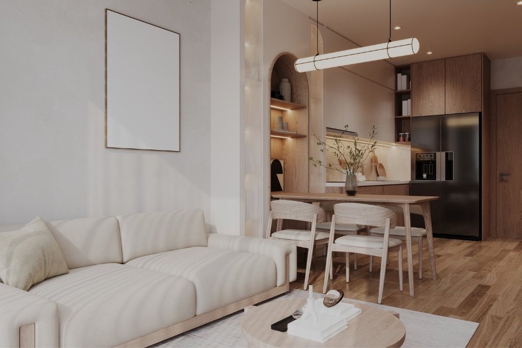 Person using apartment cleaning hacks to organize a small studio kitchen in Connecticut